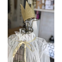 Gold glitter CROWN  and...
